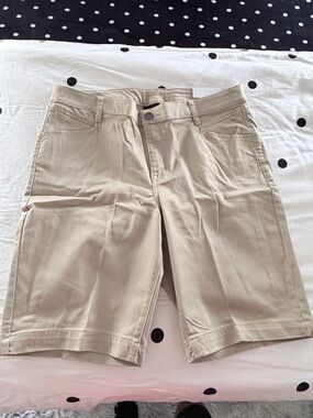 Lane Bryant Khaki Bermuda Shorts
